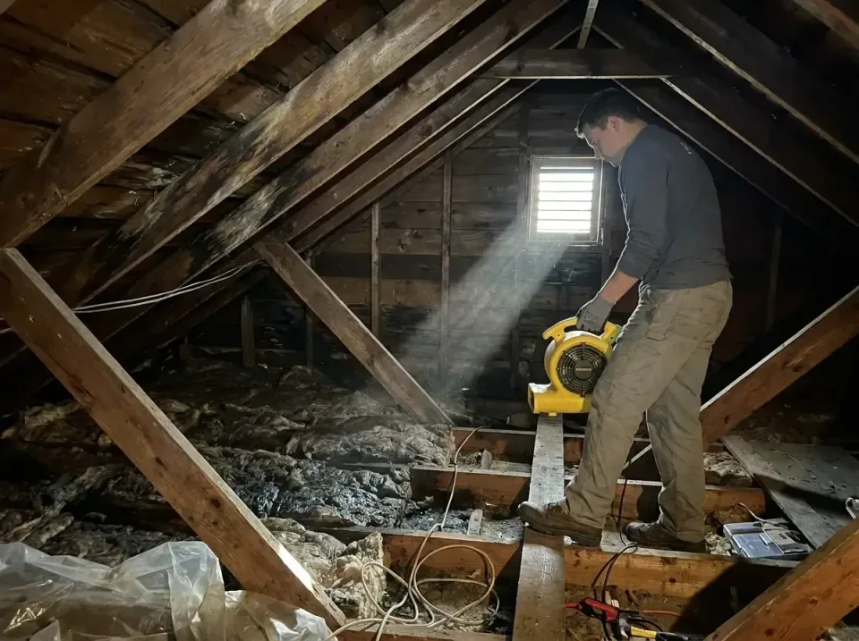 attic-water-damage-drying-proc-007 — frequently asked questions, Emergency Water Extraction & 24/7 Flood Response in Burgaw,…